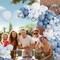 Dusty Blue Balloon Garland Arch Kit 140PCS Light Blue White Clear Balloons in 18 12 10 5 Inch for Baby Shower Gender Reveal